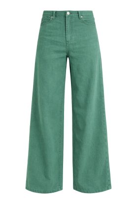 Lois Jeans |  Wide leg linen pants Marlene L32 | green 