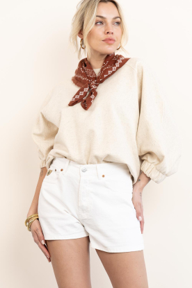 Lois Jeans | Denim short Sandra | wit 