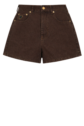 Lois Jeans |  Denim short Sandra | dark brown 
