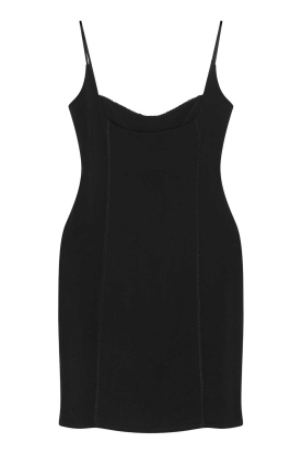 Herskind |  Bustier midi dress Roselini | black 