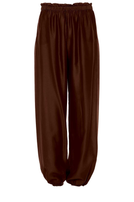 Devotion |  Barrel pants Silkstone | burgundy 