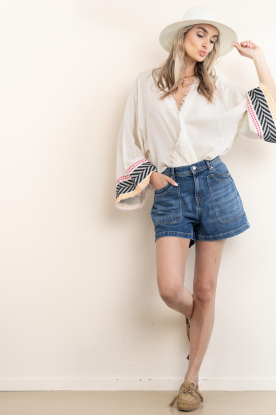 Look Jacquard top Brisaya