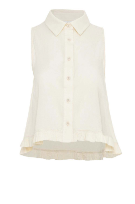 Devotion | Blouse met ruches | naturel 
