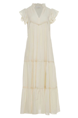 Devotion |  Maxi dress with ruffles Reverie | natural 