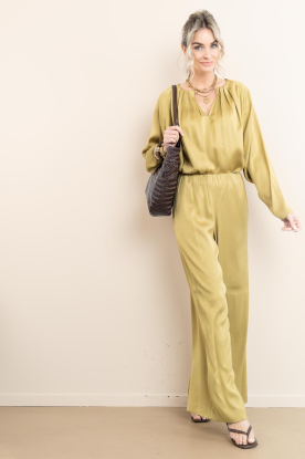 Look Satin top with pleats Harleen
