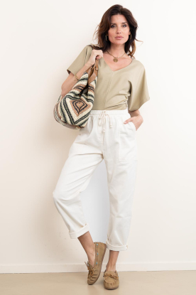 Look Tailored jersey top Pamara