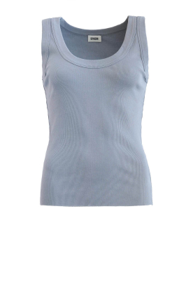 Drykorn |  Baby rib singlet Tavira | blue 