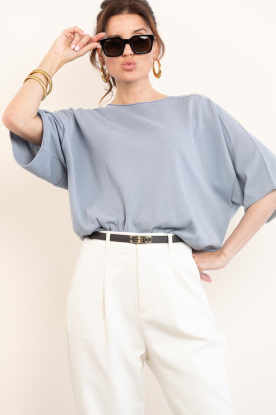 Drykorn |  Fine knitted sweater Dilary | blue 