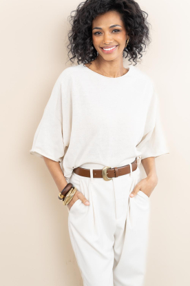 Drykorn |  Fine knitted sweater Dilary | natural 