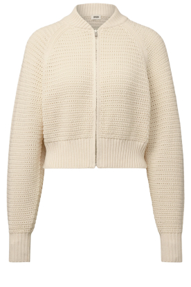 Drykorn |  Knitted bomber jacket Silsy | natural 