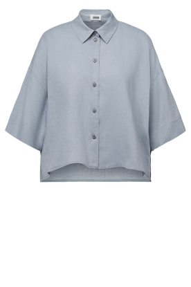Drykorn |  Linen blouse Yarika | blue 