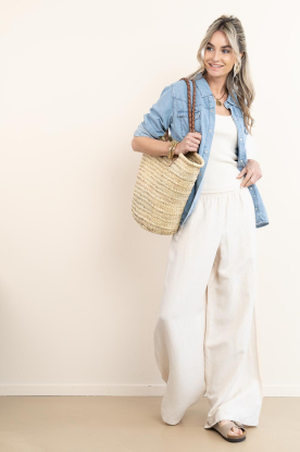 Look Linen blend trousers Ceiling L34