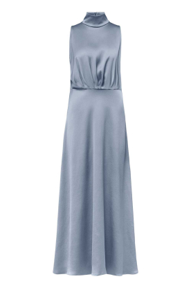 Drykorn |  Satin maxi dress Amabel | blue 