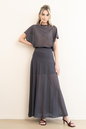 Look Transparant stretch top Gerlotta