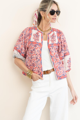 M.A.B.E |  Jacket with print Della | pink 