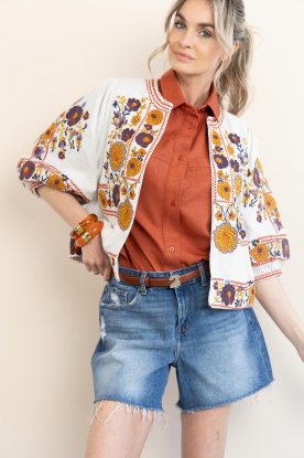 M.A.B.E |  Jacket with embroidery Greta | multi 