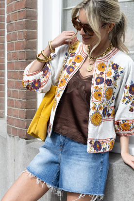 M.A.B.E |  Jacket with embroidery Greta | multi 
