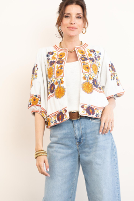 M.A.B.E |  Jacket with embroidery Greta | multi 
