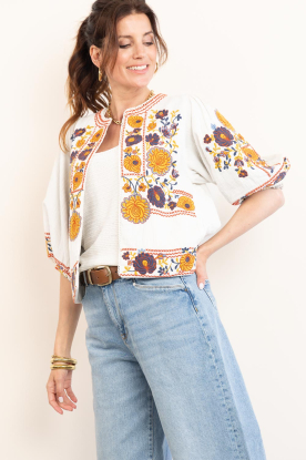 M.A.B.E |  Jacket with embroidery Greta | multi 