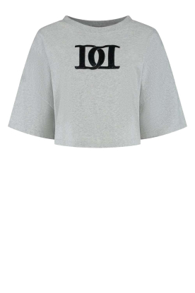 Deblon |  Cropped top with logo Jones | grey 