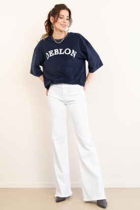 Look Terry sweater with logo Vine