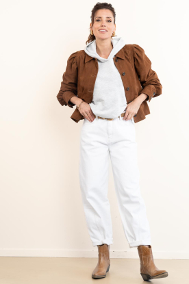 Look Cropped balloon sweater Bibi