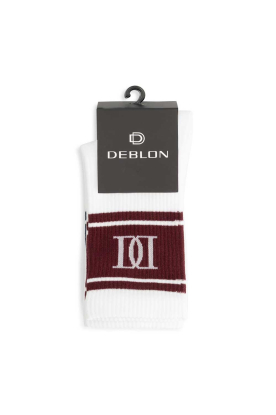 Deblon |  Socks with logo Accent | red 