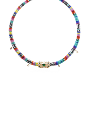 Hipanema |  Handmade necklace with colored beads Polina | multi 