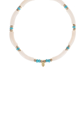 Hipanema |  Handmade necklace with colored beads Berbere | natural 