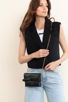 Gianni Chiarini |  Leather crossbody bag Belty Mini | black 