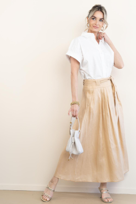 Gianni Chiarini |  Leather handbag Sienna Mini | natural 