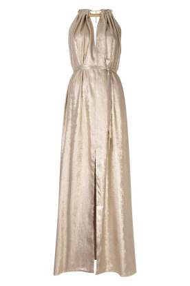 Dante6 | Metallic halter jurk Heavenly | metallic 