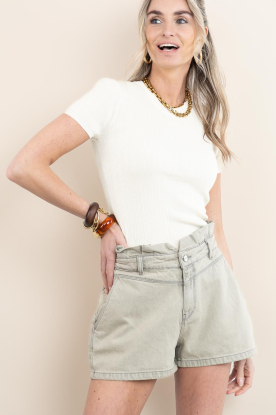 Dante6 |  Mid-waist shorts Rosie | brown 