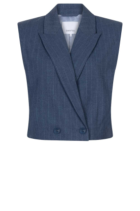 Dante6 |  Pinstripe waistcoat Jarod | blue 
