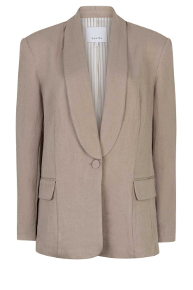 Dante6 | Viscose blazer Dayva | beige 