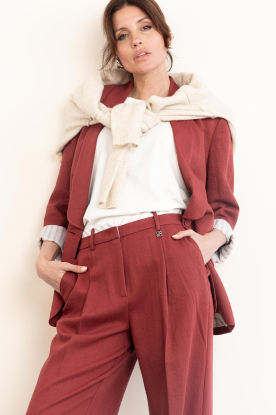 Dante6 |  Viscose blazer Dayva | burgundy 
