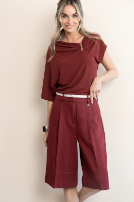 Dante6 |  Bermuda short Emra | burgundy  