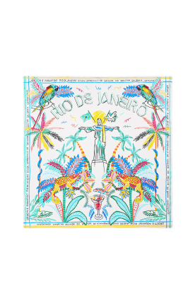 Wild |  Scarf with print Bahia | multi 