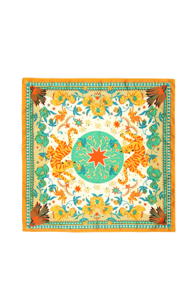 Wild |  Scarf with print Bandidas | green 