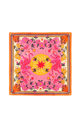 Wild |  Scarf with print Bandidas | pink 