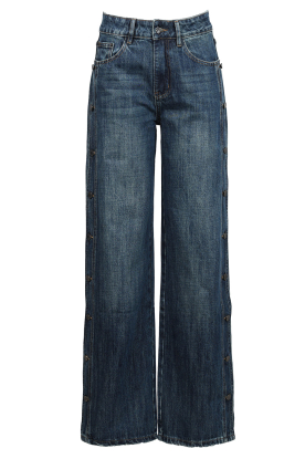 Haute L'Amitié |  Jeans with buttons Denize | blue 