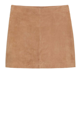 STUDIO AR |  Suede mini skirt Liliane | camel 