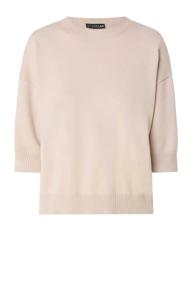 STUDIO AR |  Soft viscose sweater Isidre | beige 