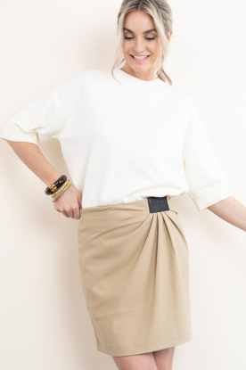 STUDIO AR |  Soft viscose sweater Isidre | natural 