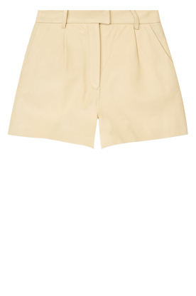 STUDIO AR | Leren short Sofie | geel  