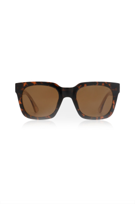 A. Kjaerbede |  Tortoise squared sunglasses Nancy | brown 