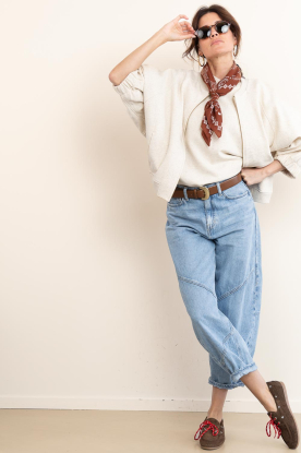 Posa |  Suède perforated loafer Lola | brown 