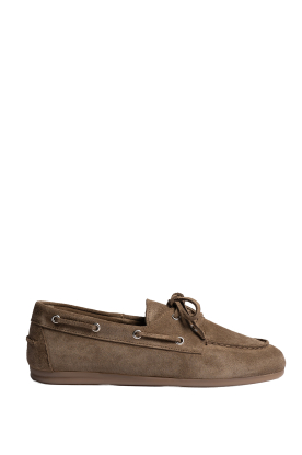 Posa |  Suède loafers brushed Daytona | brown 