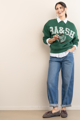 Posa |  Suede loafers brushed Daytona | dark green  