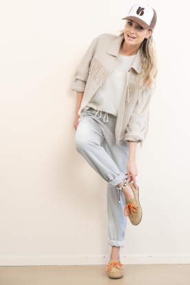 Posa |  Suede loafers brushed Daytona | beige 